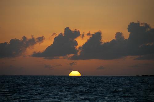 Possible Green Flash